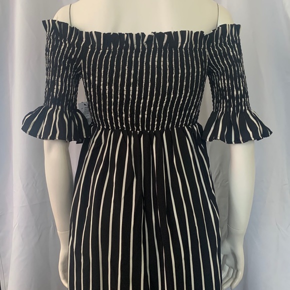 Design Lab Striped Strapless Dress - Picture 6 of 12